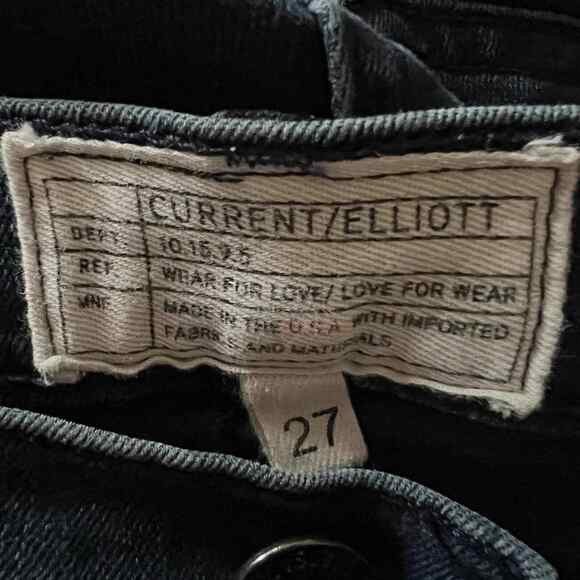 Current Elliot Super High Waist Skinny Leg Jeans, US27 - Picture 4 of 5